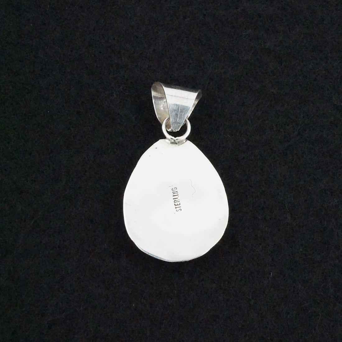 Ernest Hawthorne White Buffalo & Sterling Silver Pendant