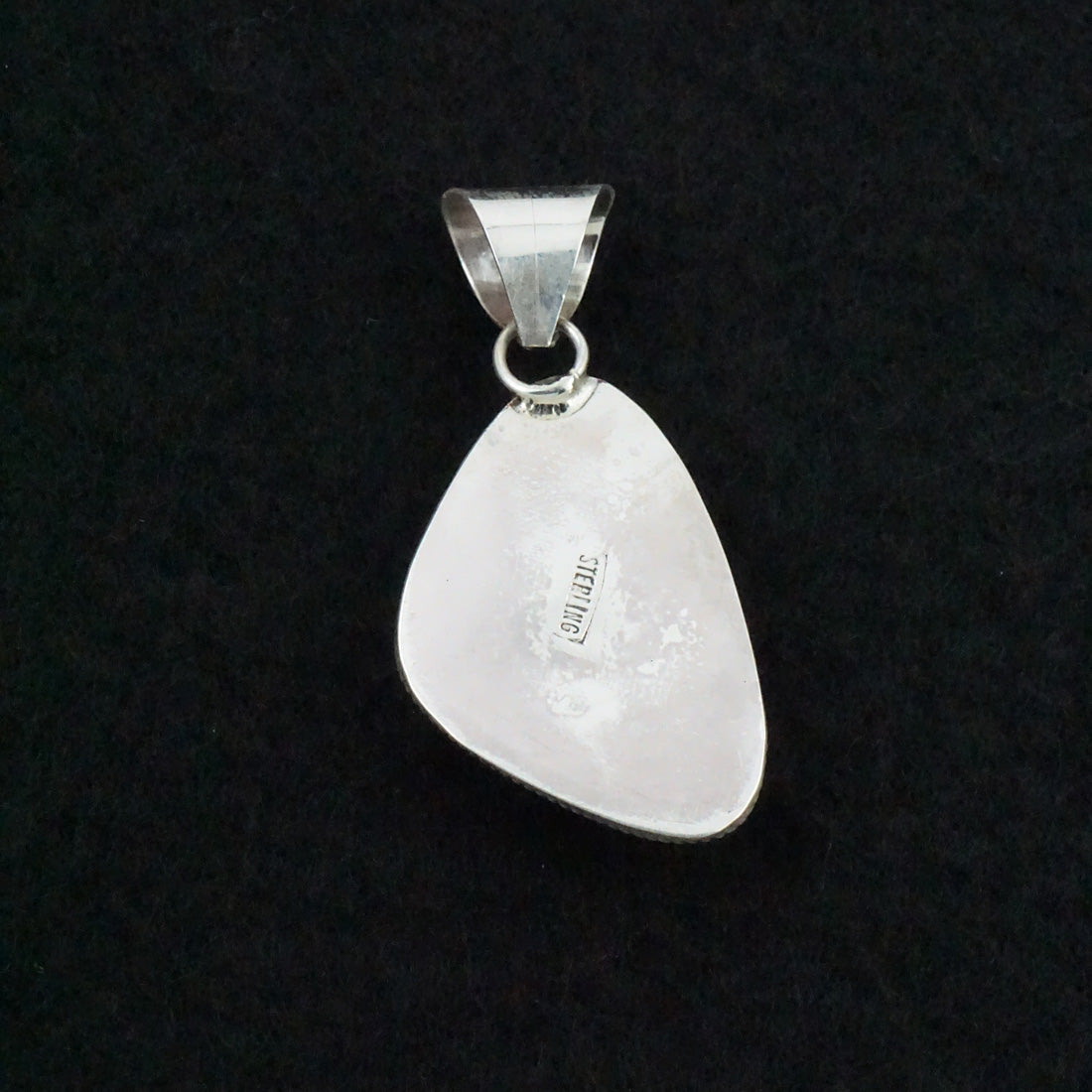 Ernest Hawthorne White Buffalo & Sterling Silver Pendant