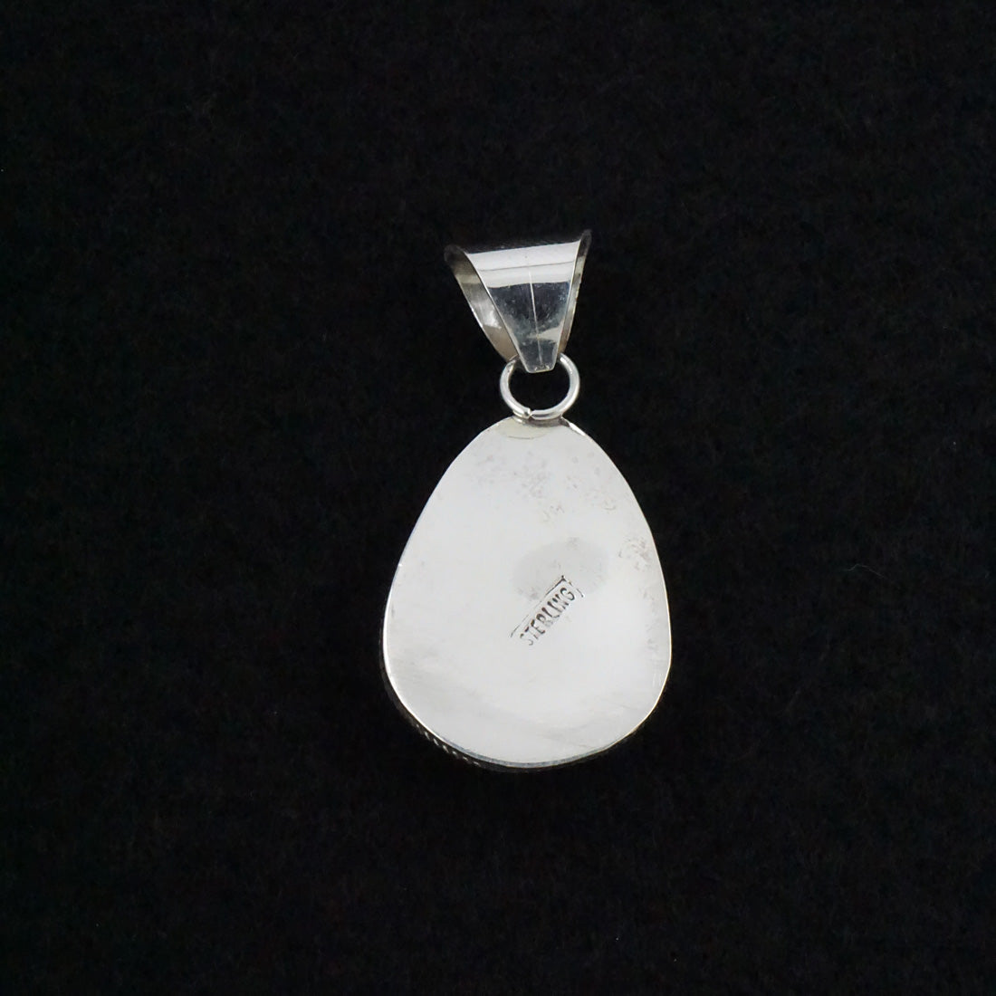 Ernest Hawthorne White Buffalo & Sterling Silver Pendant