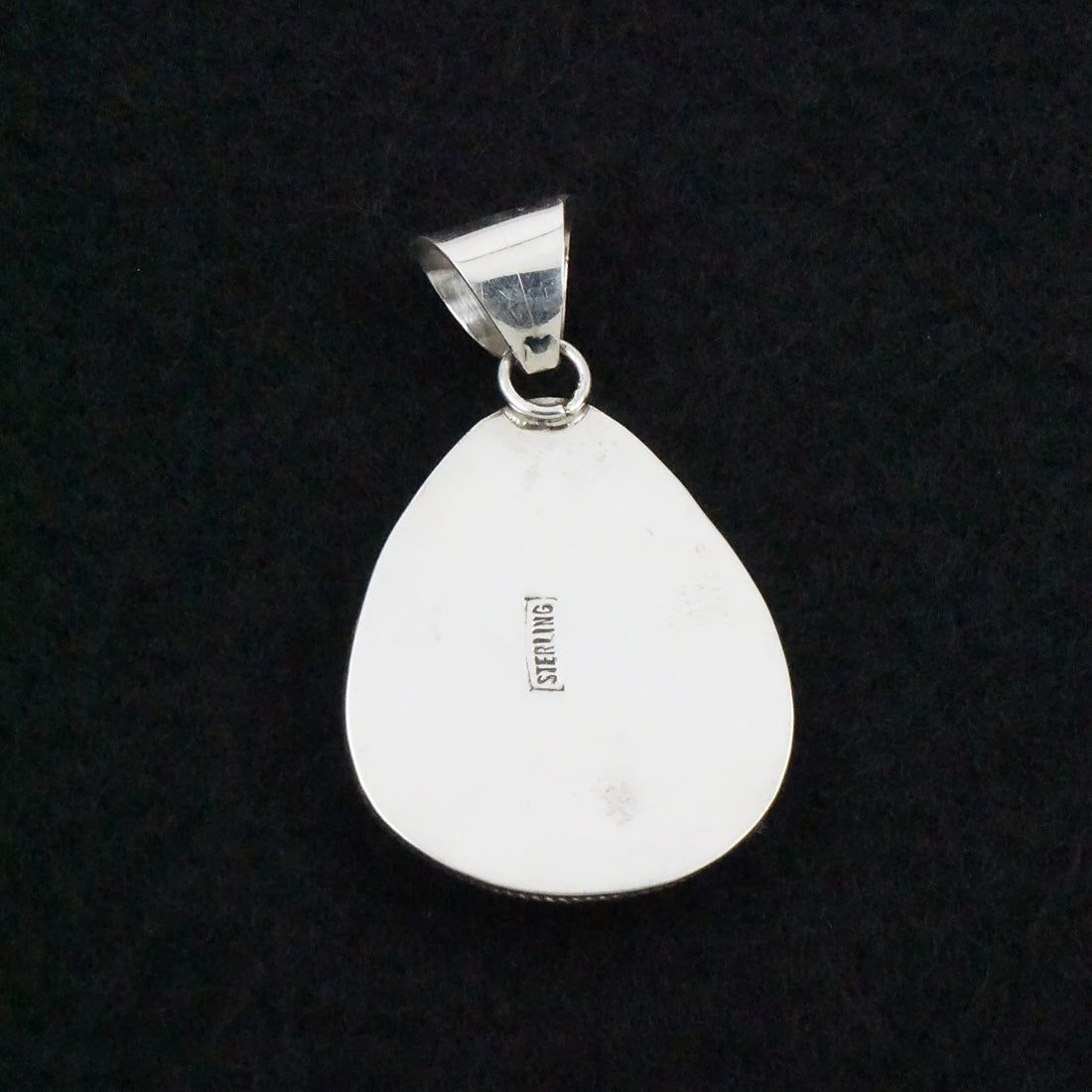 Ernest Hawthorne White Buffalo & Sterling Silver Pendant