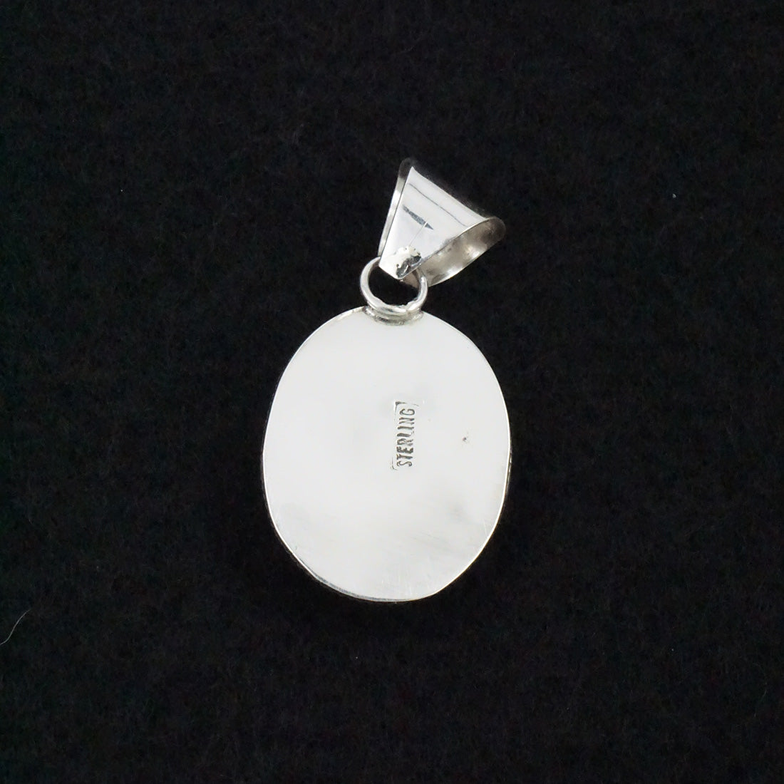 Ernest Hawthorne White Buffalo & Sterling Silver Pendant