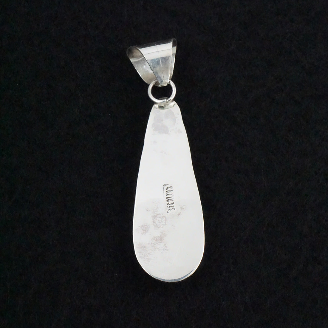 Ernest Hawthorne White Buffalo & Sterling Silver Pendant