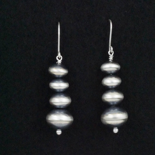 Bryannen Halwood Sterling Silver Navajo Pearl Earrings