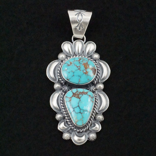 Raymond Delgarito Turquoise & Sterling Silver Pendant