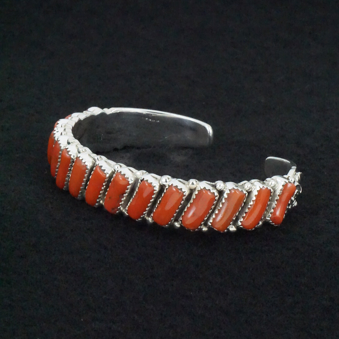 Martin Muskett Coral & Sterling Silver Bracelet