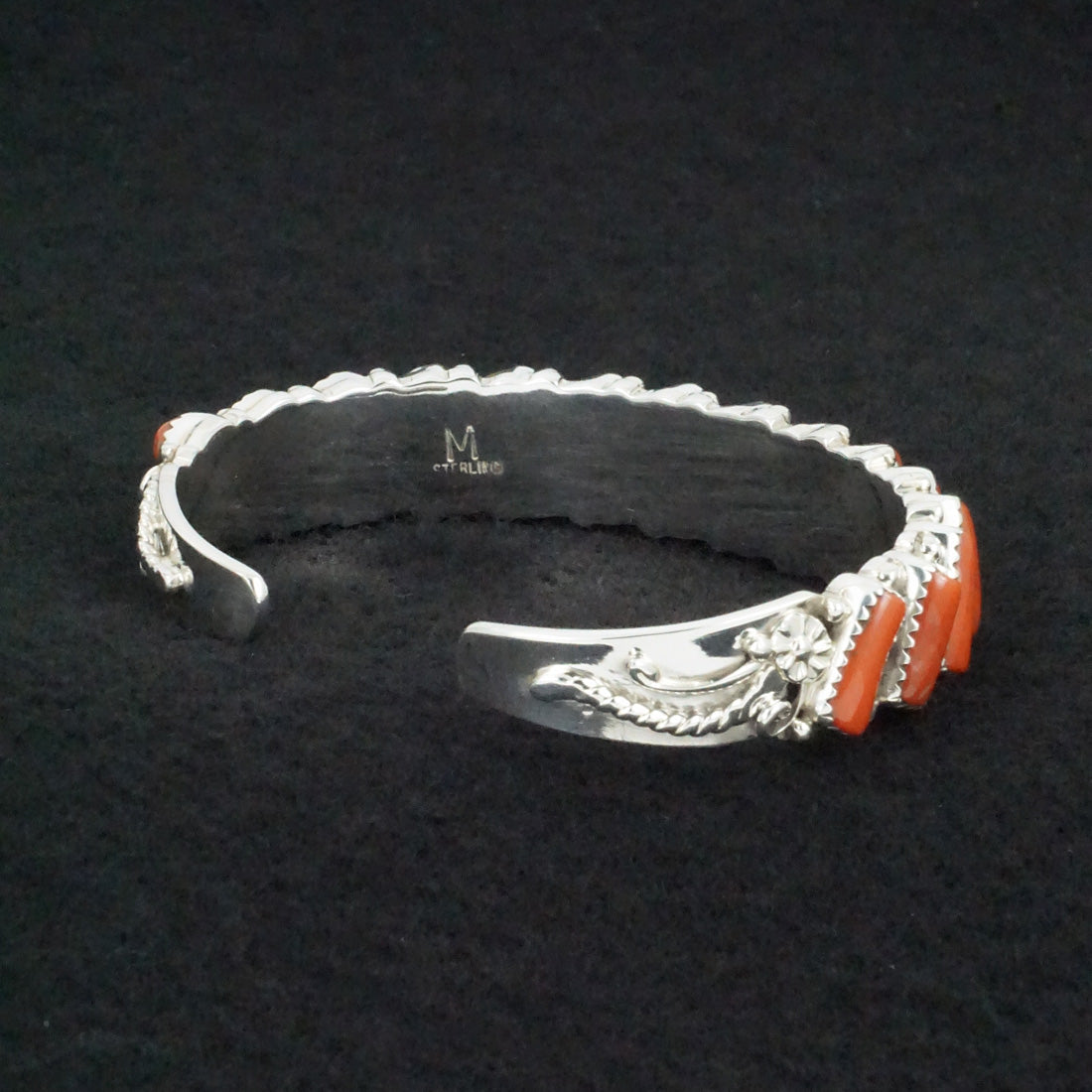 Martin Muskett Coral & Sterling Silver Bracelet