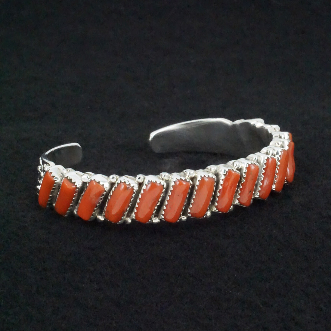 Martin Muskett Coral & Sterling Silver Bracelet