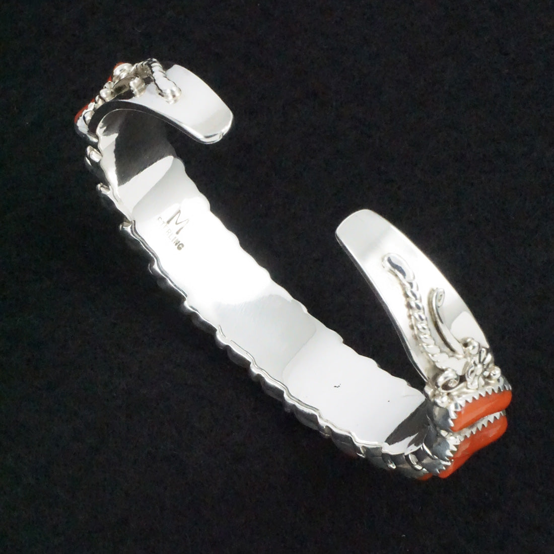 Martin Muskett Coral & Sterling Silver Bracelet