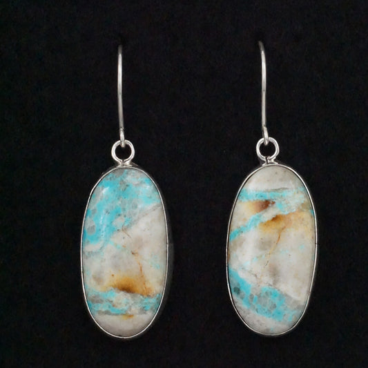 Rena Begay Turquoise & Sterling Silver Earrings