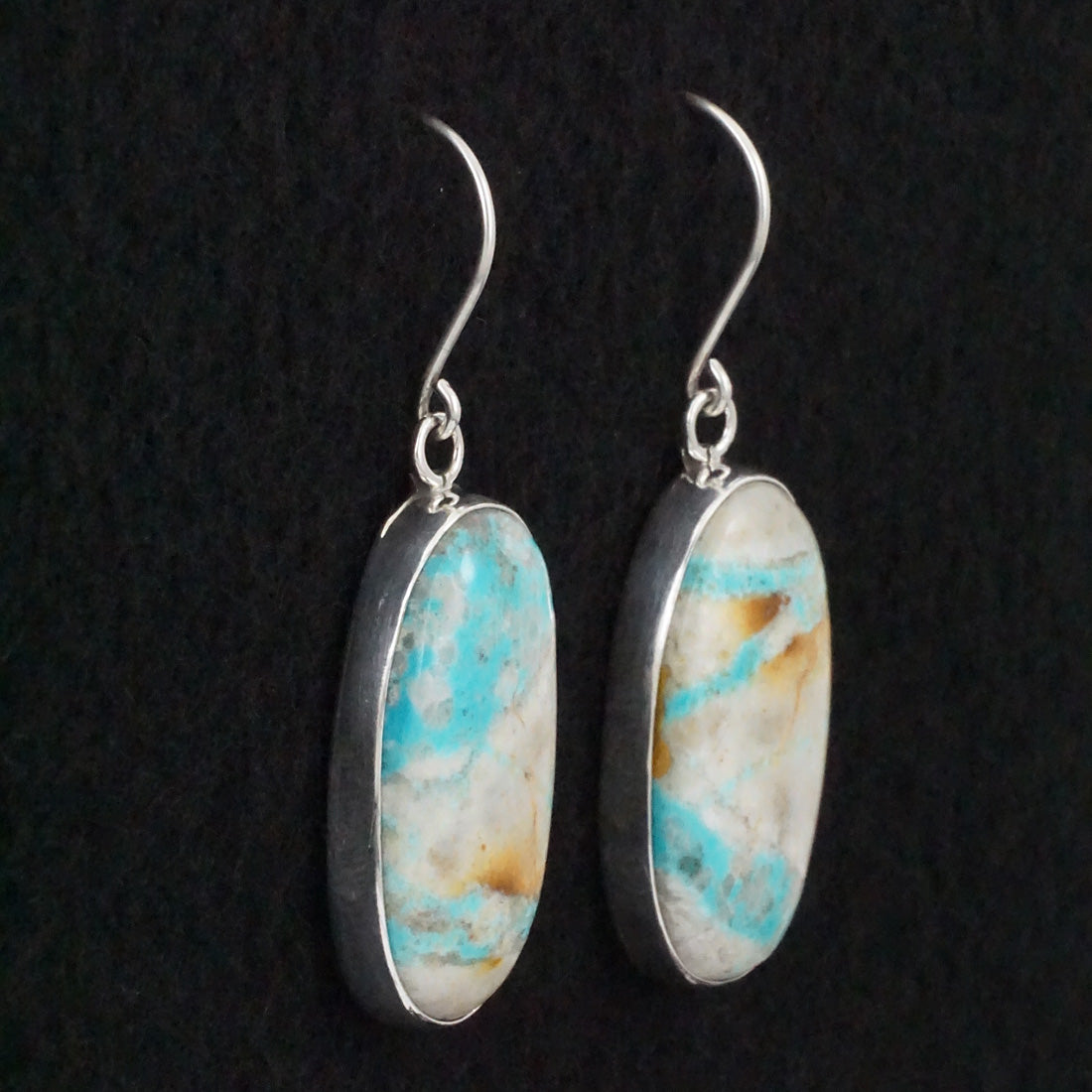 Rena Begay Turquoise & Sterling Silver Earrings