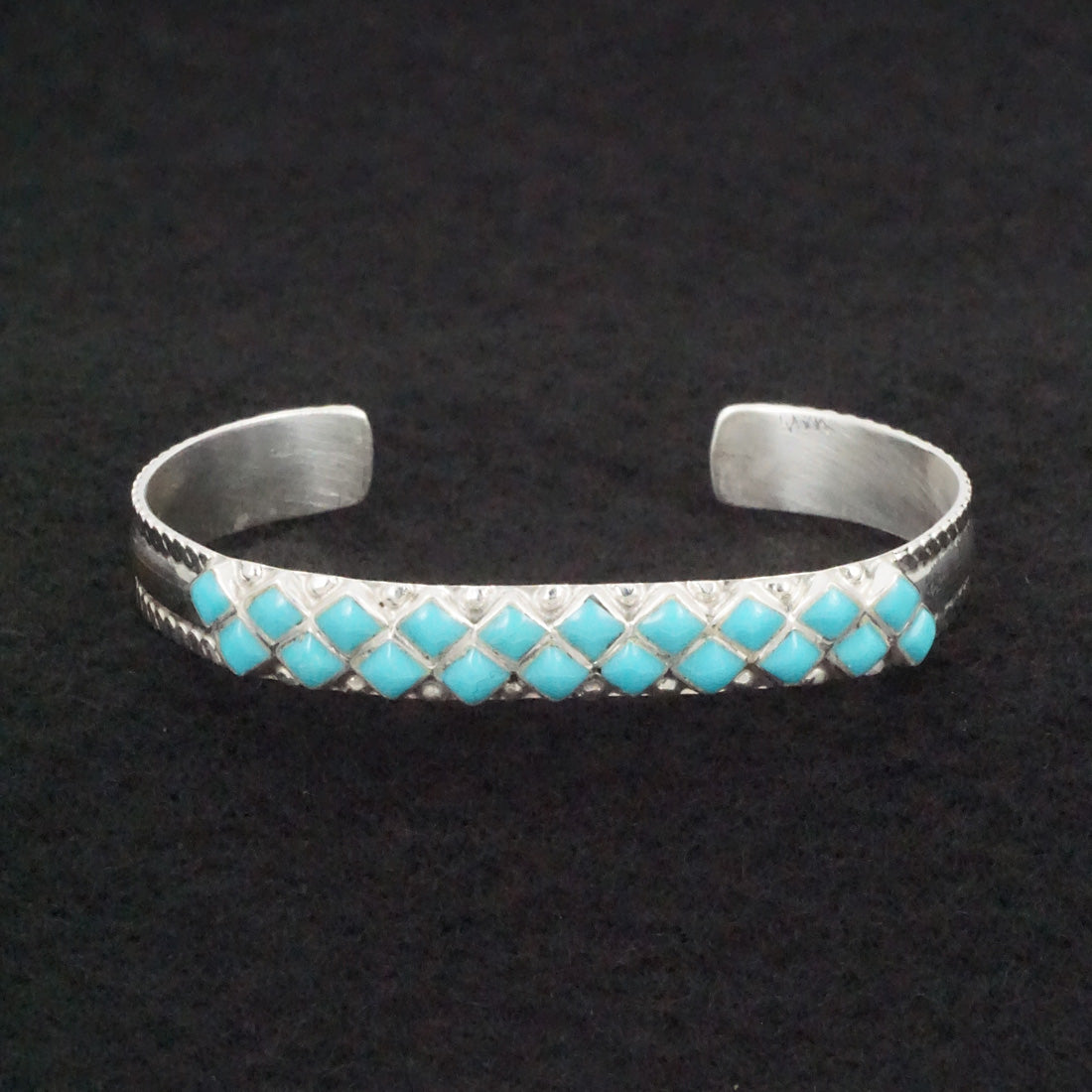 Bonnie Quam Turquoise & Sterling Silver Bracelet