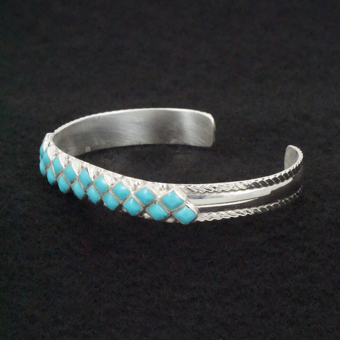 Bonnie Quam Turquoise & Sterling Silver Bracelet