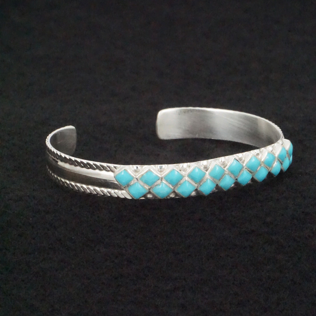 Bonnie Quam Turquoise & Sterling Silver Bracelet