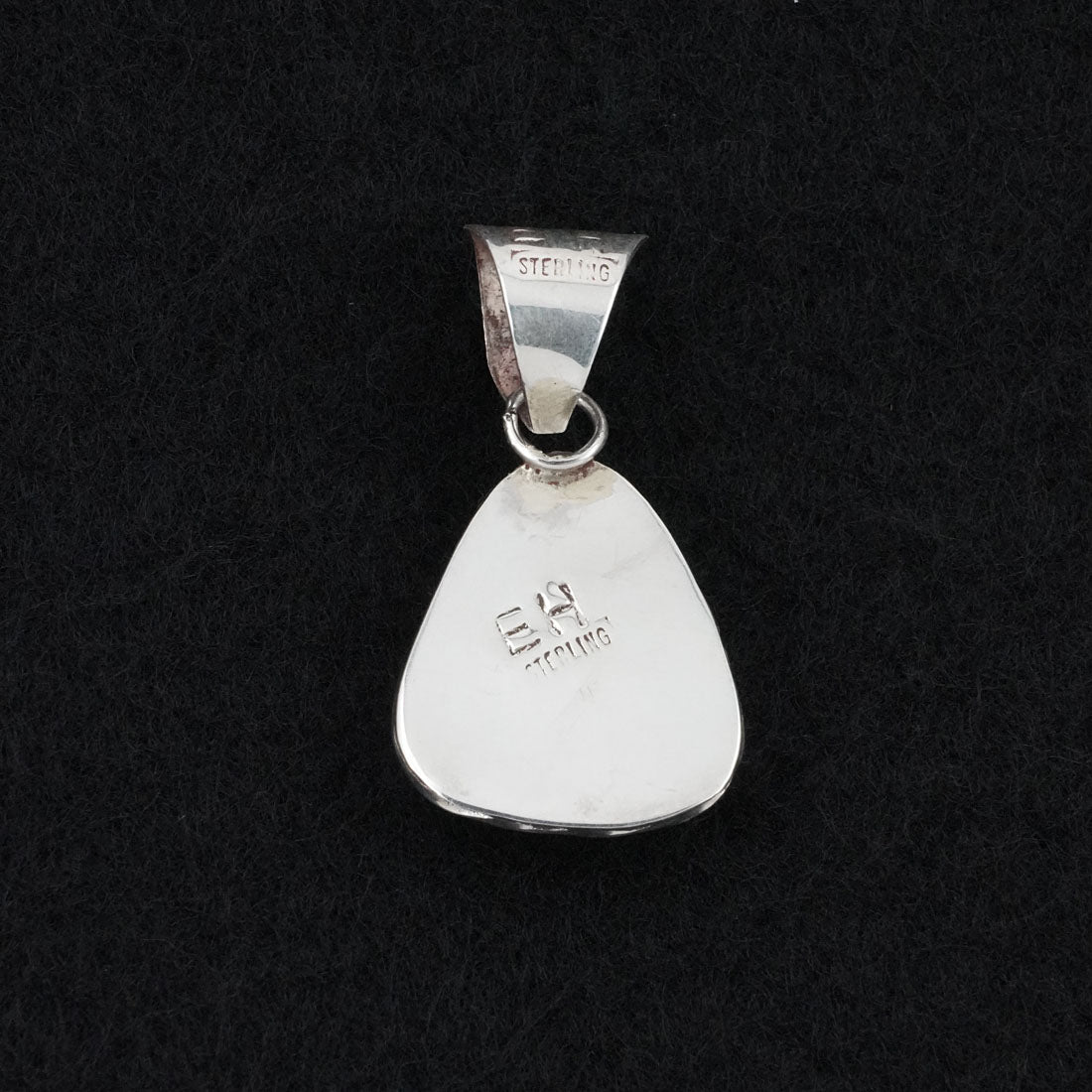 Ernest Hawthorne White Buffalo & Sterling Silver Pendant