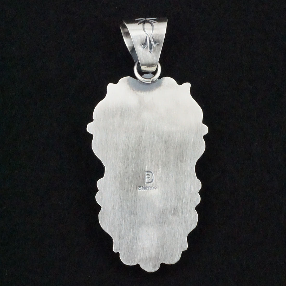 Raymond Delgarito Variscite & Sterling Silver Pendant