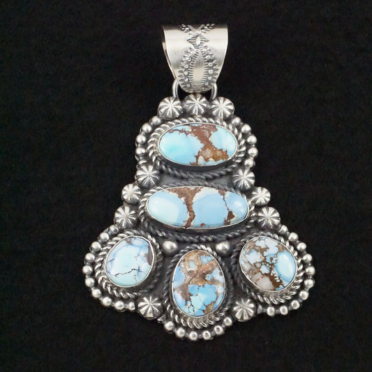 Jeff James Turquoise & Sterling Silver Pendant