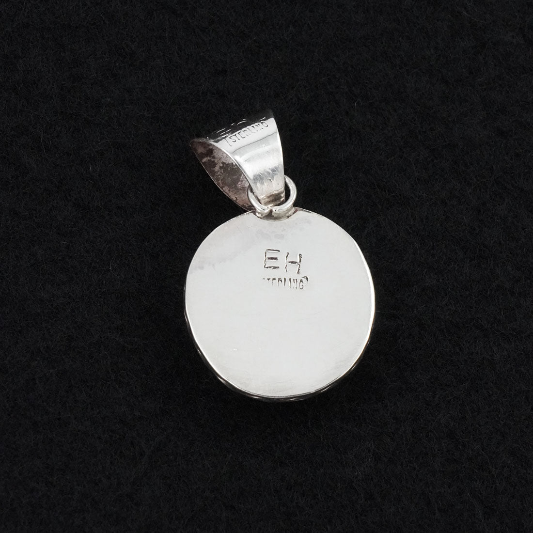 Ernest Hawthorne White Buffalo & Sterling Silver Pendant