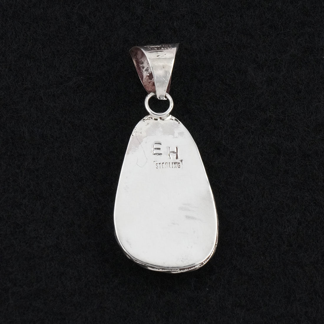 Ernest Hawthorne White Buffalo & Sterling Silver Pendant