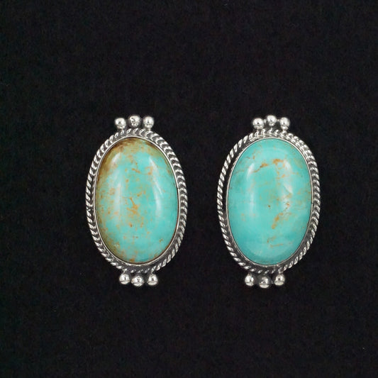 Rena Begay Turquoise & Sterling Silver Earrings