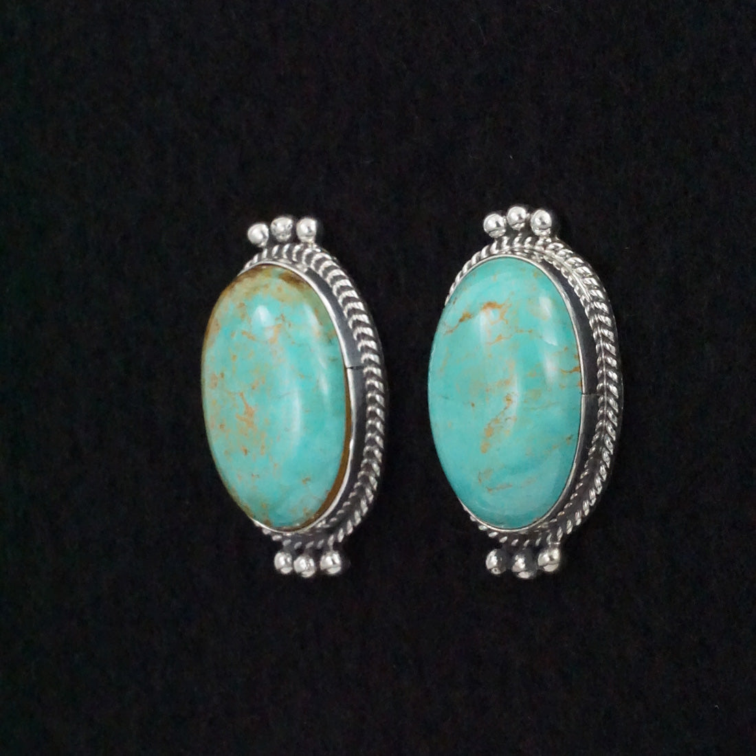 Rena Begay Turquoise & Sterling Silver Earrings