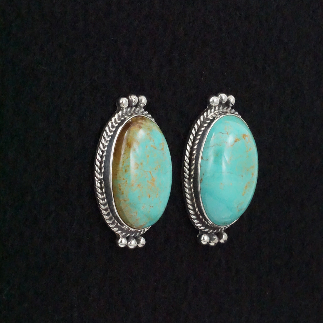 Rena Begay Turquoise & Sterling Silver Earrings