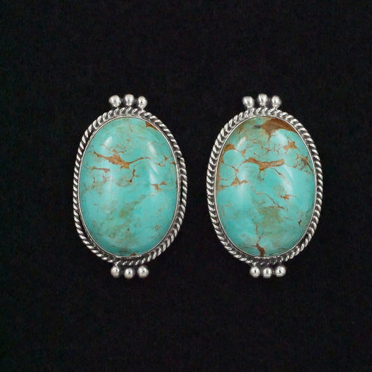 Rena Begay Turquoise & Sterling Silver Earrings