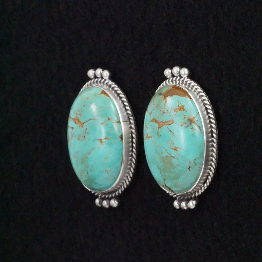 Rena Begay Turquoise & Sterling Silver Earrings