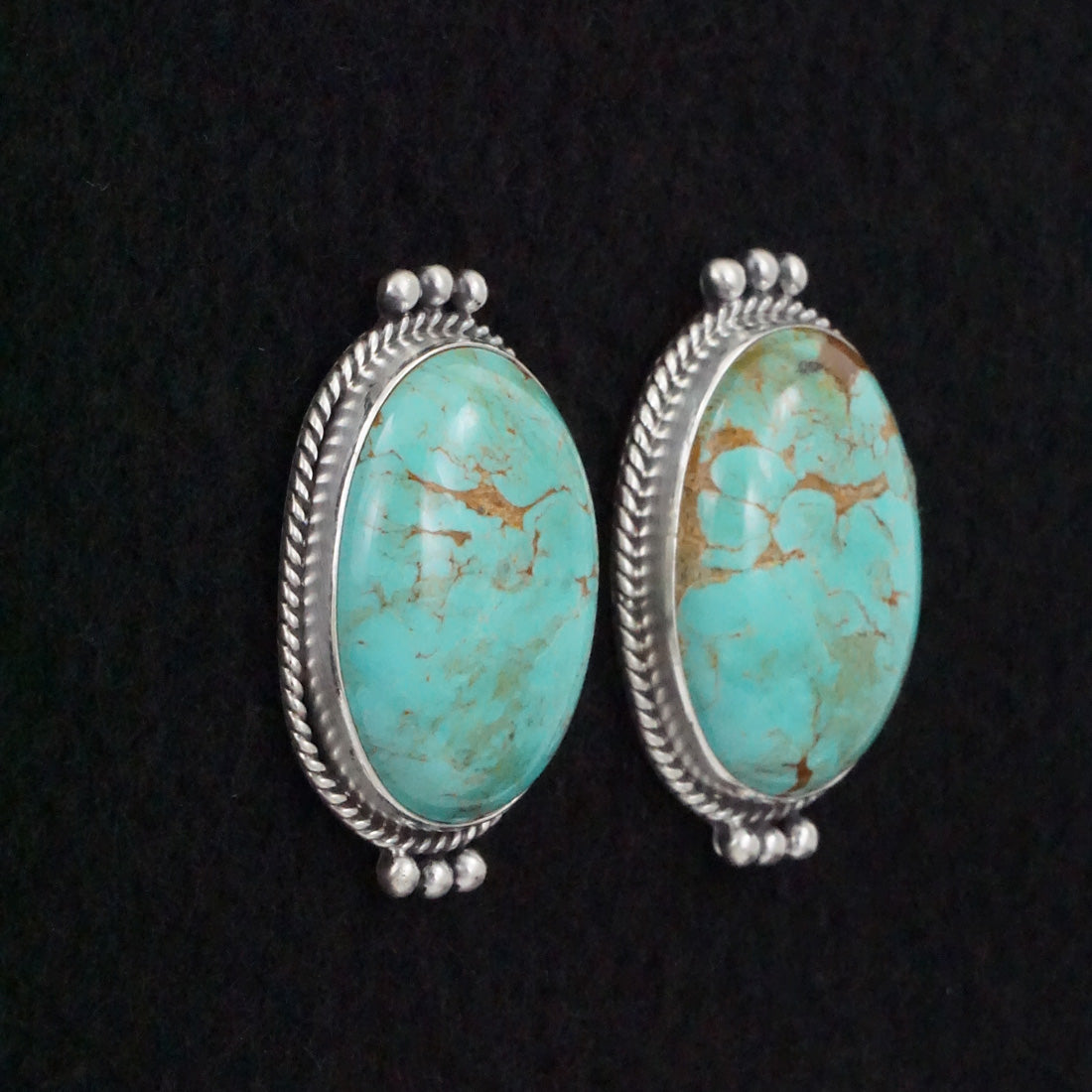 Rena Begay Turquoise & Sterling Silver Earrings