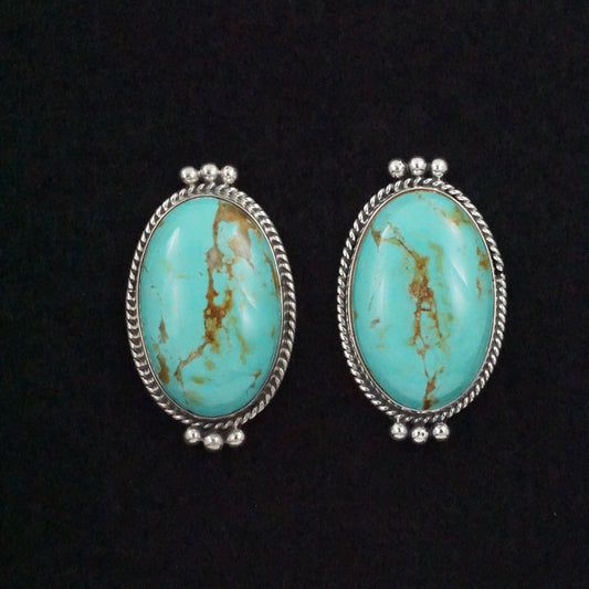 Rena Begay Turquoise & Sterling Silver Earrings