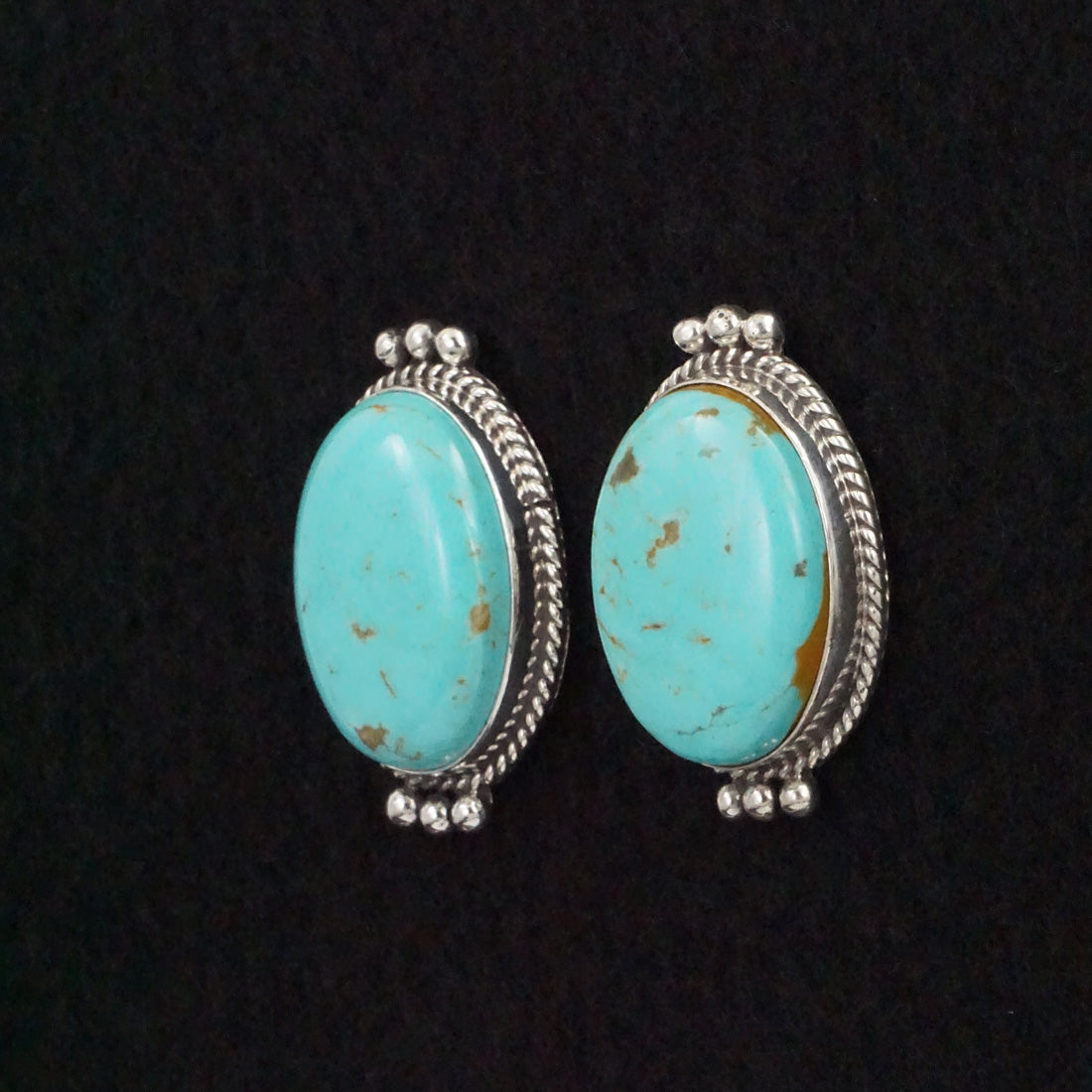 Rena Begay Turquoise & Sterling Silver Earrings