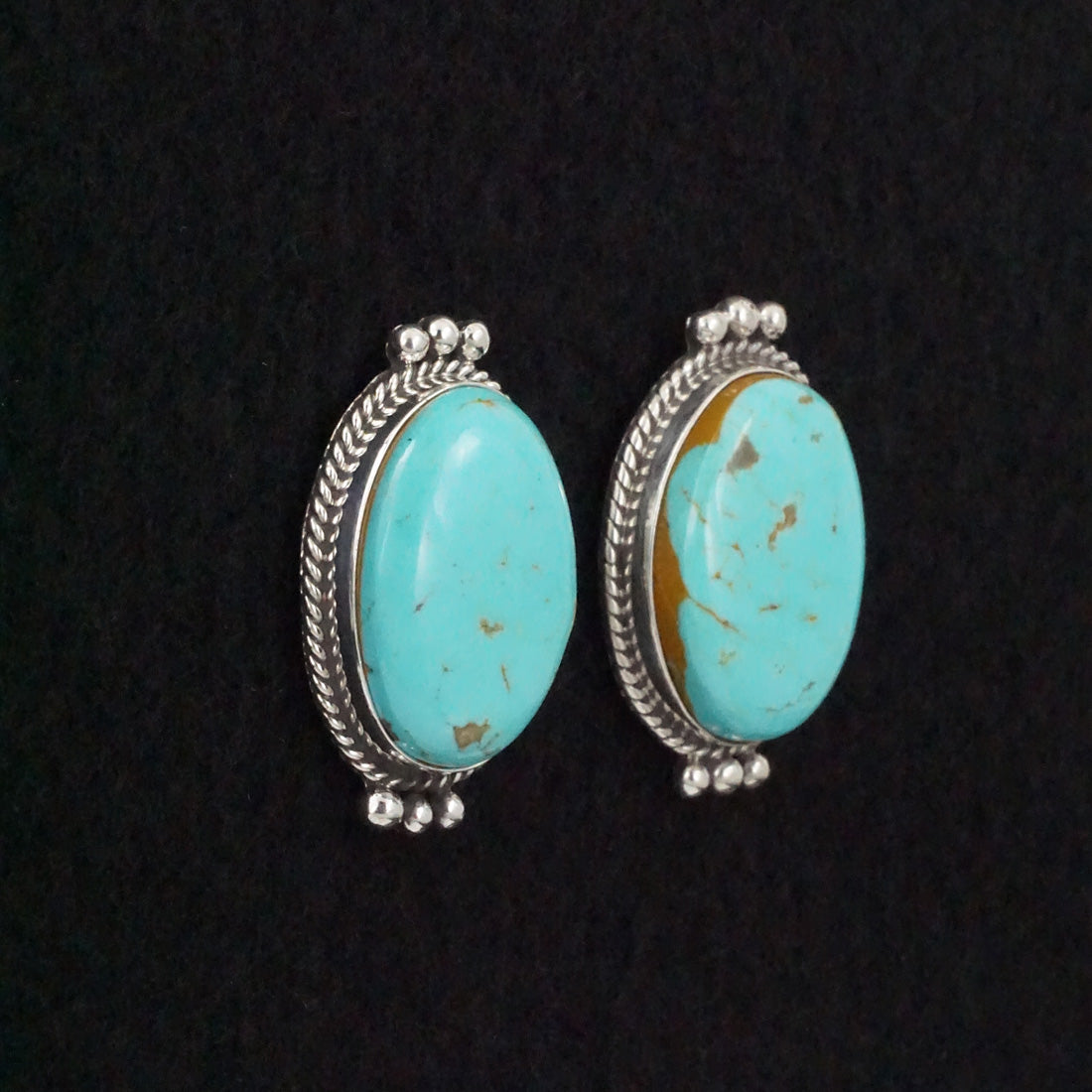 Rena Begay Turquoise & Sterling Silver Earrings