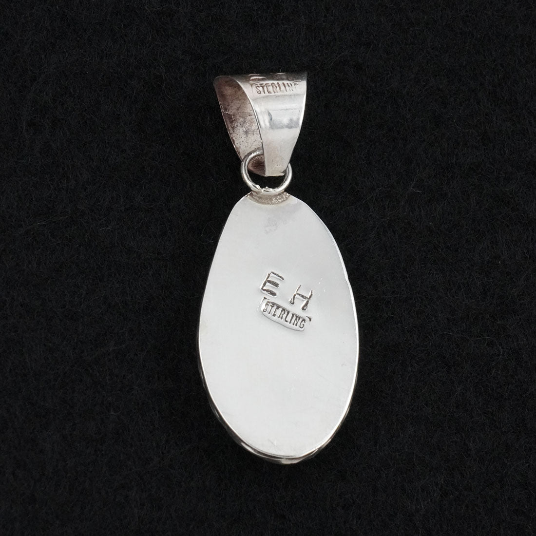 Ernest Hawthorne White Buffalo & Sterling Silver Pendant