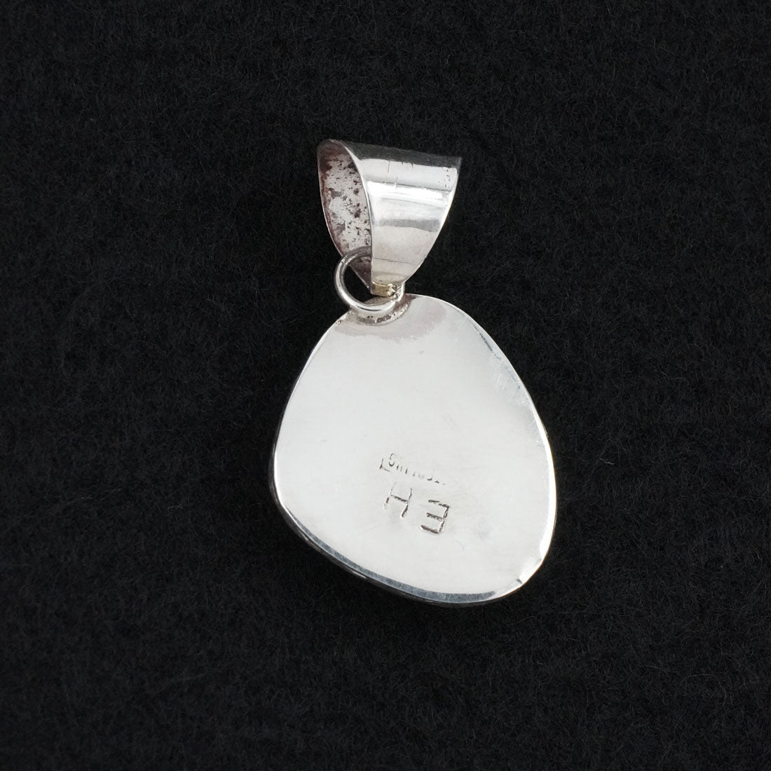 Ernest Hawthorne White Buffalo & Sterling Silver Pendant