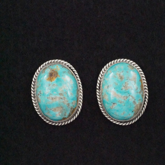 Rena Begay Turquoise & Sterling Silver Earrings