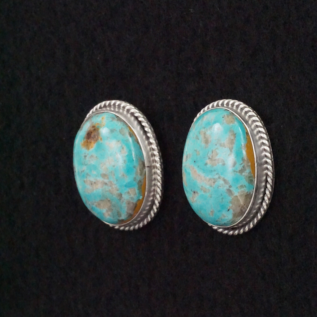 Rena Begay Turquoise & Sterling Silver Earrings