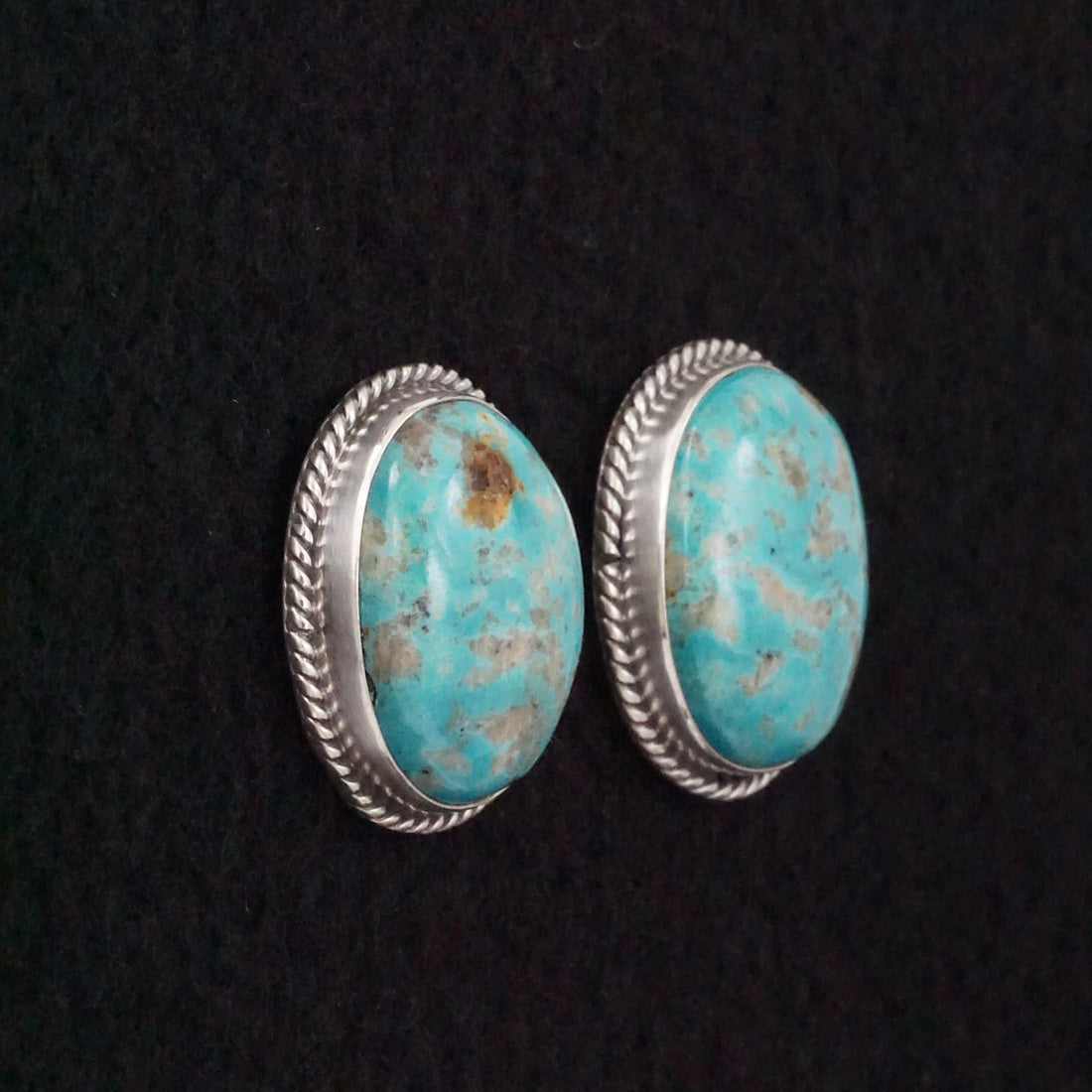 Rena Begay Turquoise & Sterling Silver Earrings