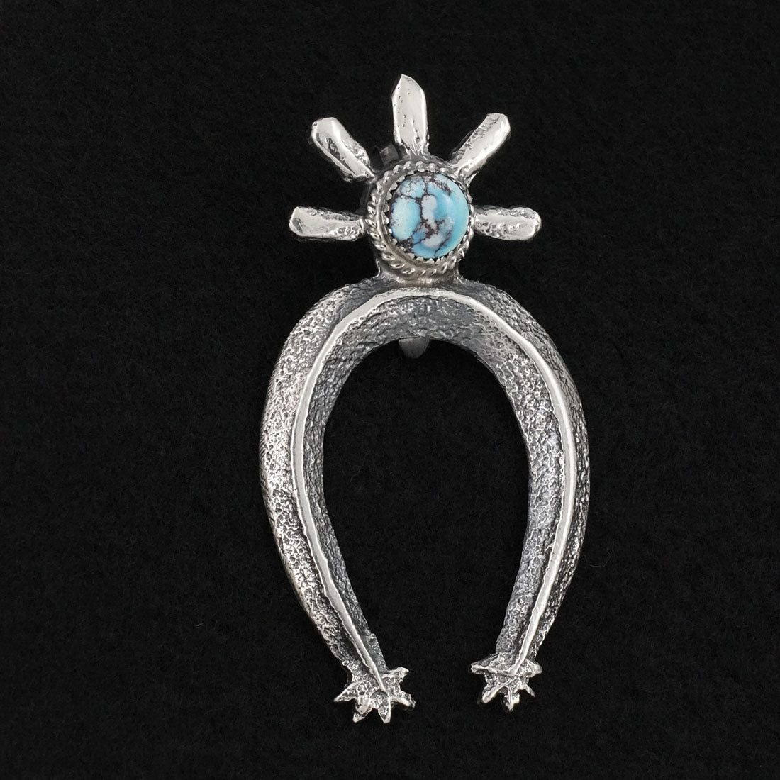 Delbert Arviso Turquoise & Sterling Silver Pendant