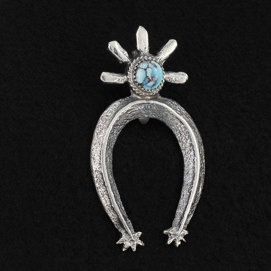 Delbert Arviso Turquoise & Sterling Silver Pendant