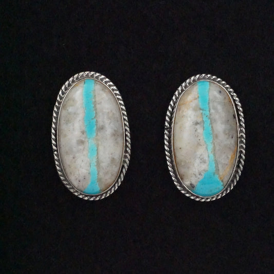 Rena Begay Turquoise & Sterling Silver Earrings