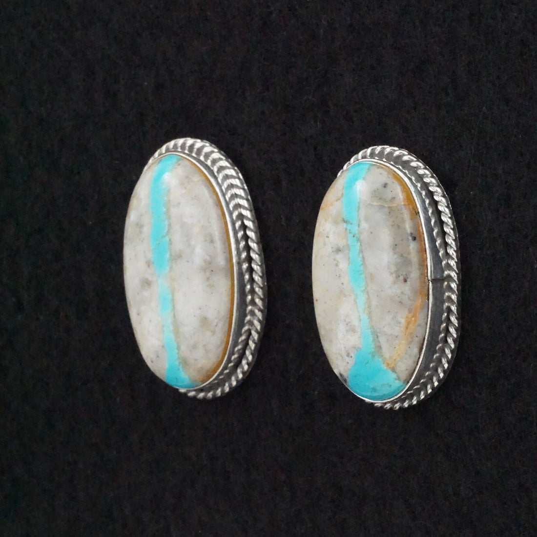 Rena Begay Turquoise & Sterling Silver Earrings