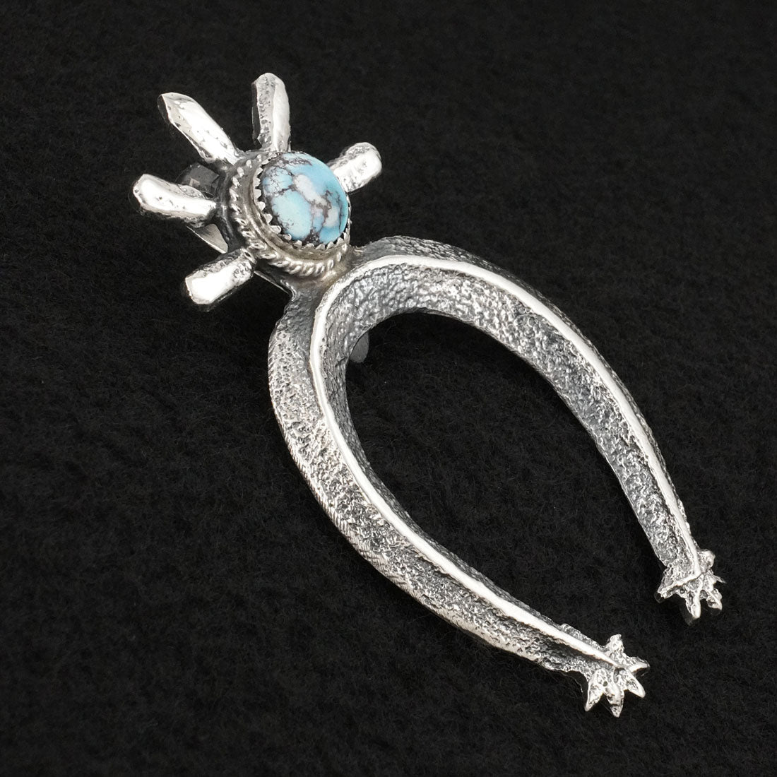 Delbert Arviso Turquoise & Sterling Silver Pendant