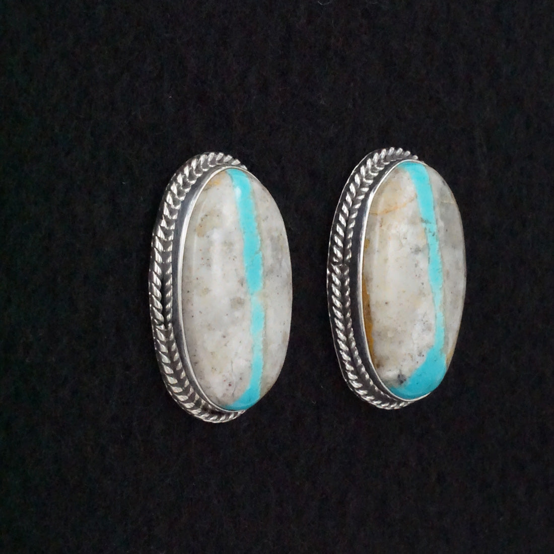 Rena Begay Turquoise & Sterling Silver Earrings