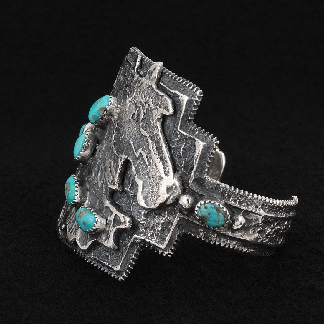 Delbert Arviso Turquoise & Sterling Silver Bracelet