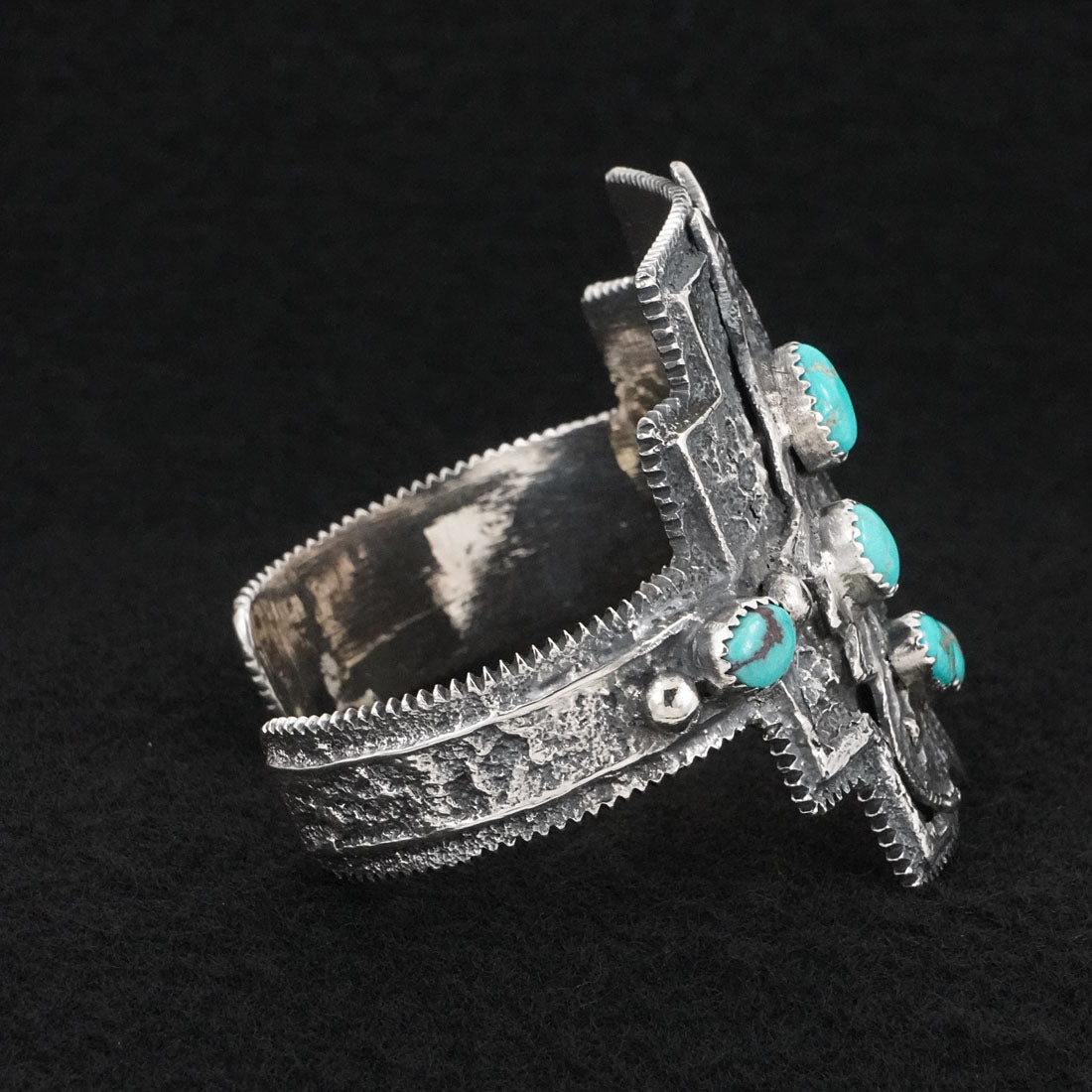 Delbert Arviso Turquoise & Sterling Silver Bracelet