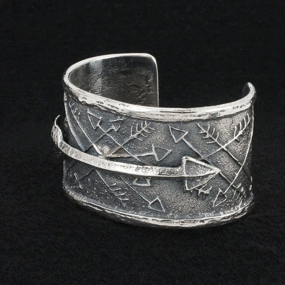 Delbert Arviso Sterling Silver Bracelet