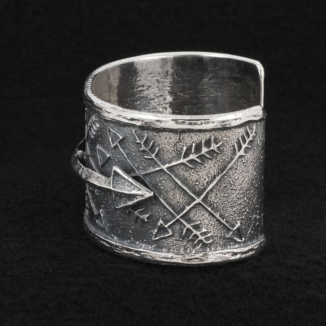 Delbert Arviso Sterling Silver Bracelet