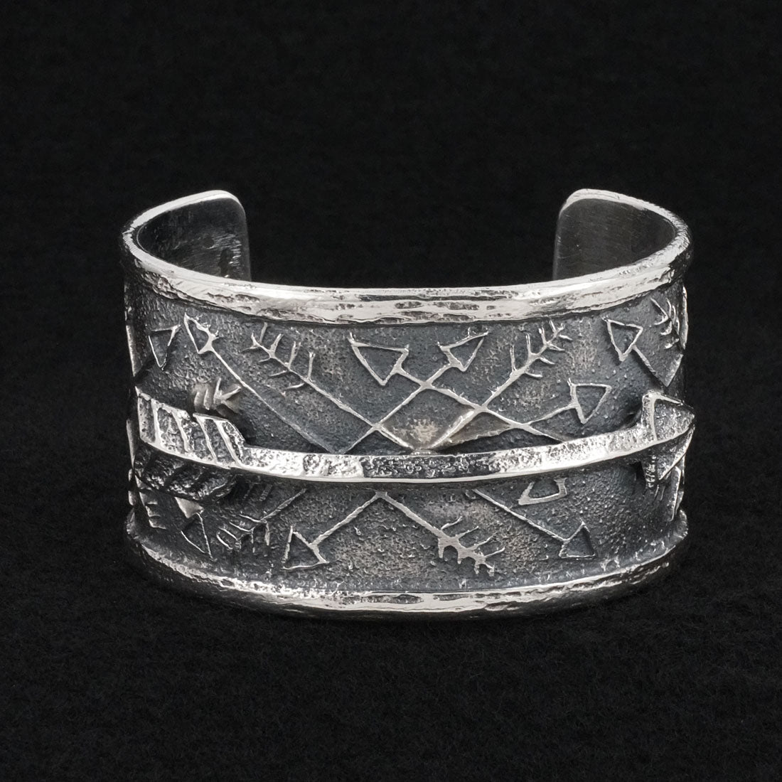 Delbert Arviso Sterling Silver Bracelet