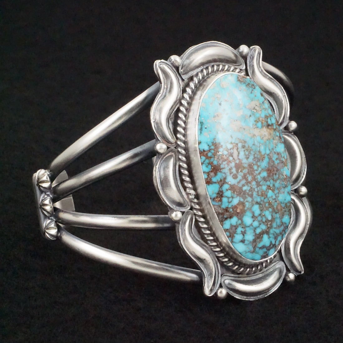 Raymond Delgarito Turquoise & Sterling Silver Bracelet