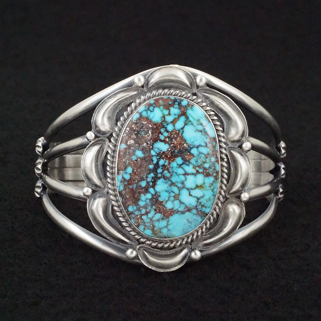 Raymond Delgarito Turquoise & Sterling Silver Bracelet