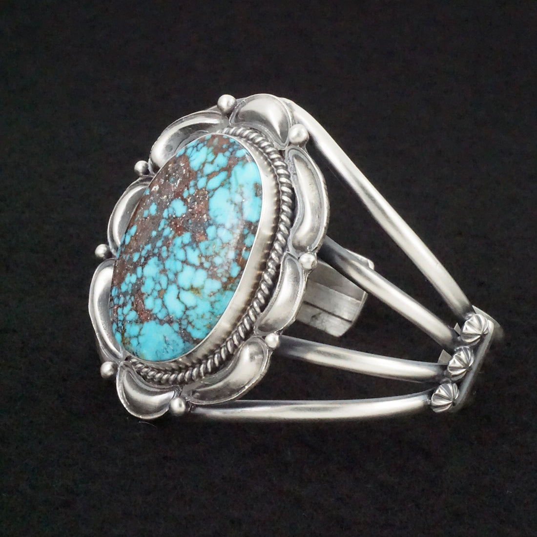 Raymond Delgarito Turquoise & Sterling Silver Bracelet